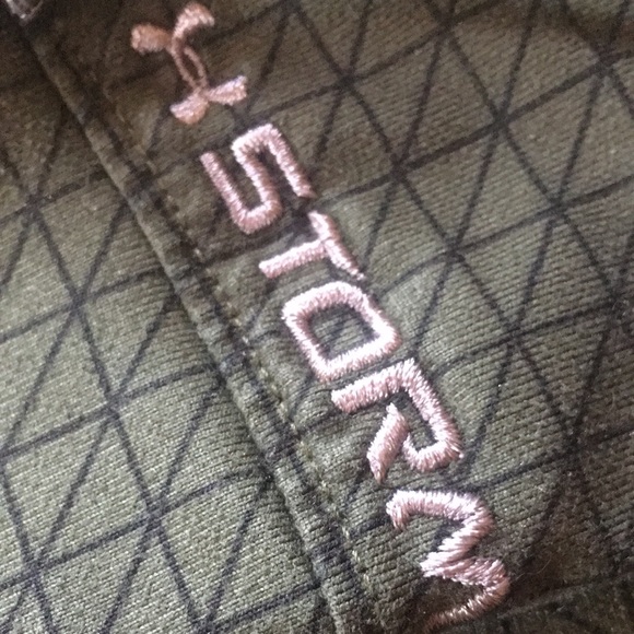 Under Armour Run Coldgear 1/4 Zip Long Sleeve Reflective Fitted Running Top S - Picture 8 of 12